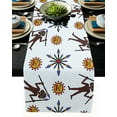 Indian Tribal Style Jacquard Earth Color Table Runner ration Home r