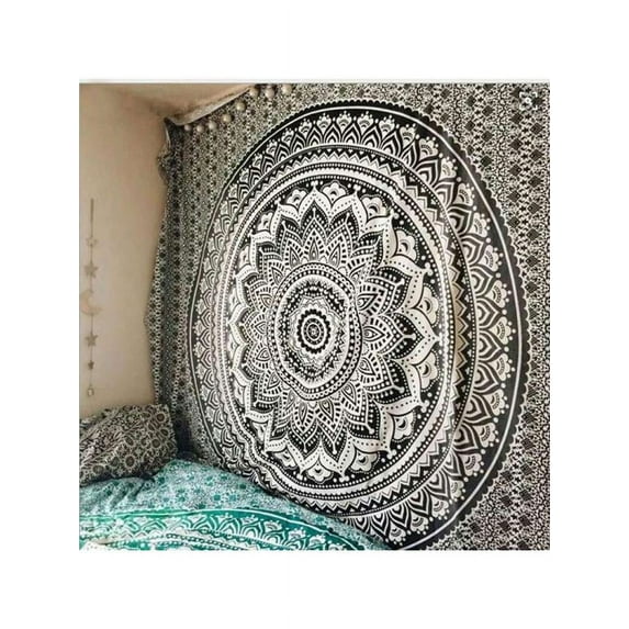 Indian Twin Hippie Mandala Tapestry Wall Hanging Throw Bohemian-Bedspread