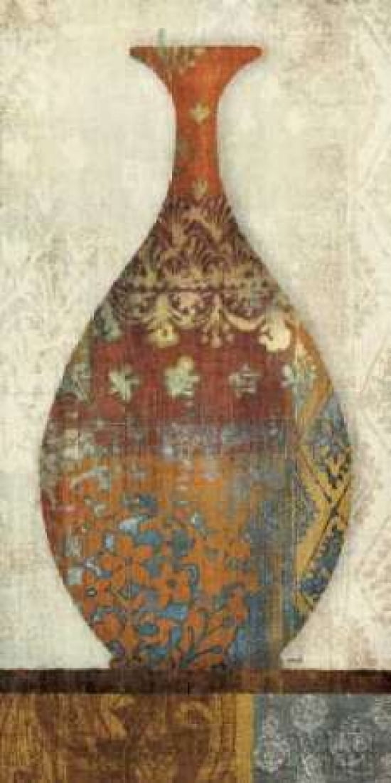 Indian Vessels II Canvas Art - Moira Hershey (24 x 48)