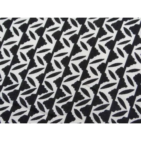Indian White Printed Cotton Fabric Sewing Crafting Material 42" Wide By The Yard