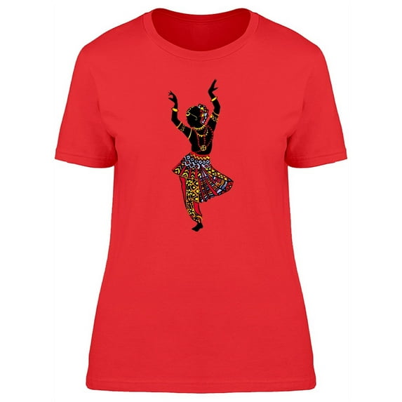 Indian Woman Dancing T-Shirt Women -Image by Shutterstock, Female Small
