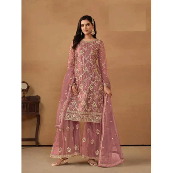 Indian Women Designer Straight Salwar Kameez Kurti Sharara & Dupatta Party Dress