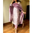 thumbnail image 1 of Indian Women Ethnic Kurti Set Designer Party Wear Beautiful Kurta Pant Set Dress Round Neck 44, 1 of 5