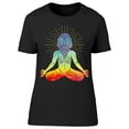 thumbnail image 1 of Indian Yoga Rainbow Silhouette. Tee Women's -Image by Shutterstock, 1 of 2