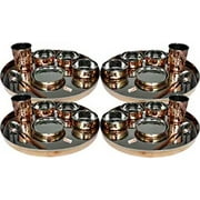 Indian dinnerware 25-Piece Set Stainless Steel Copper Traditional Dinner Set of thali Plate, Bowls, Tumbler and Spoon, Diameter 13 inch