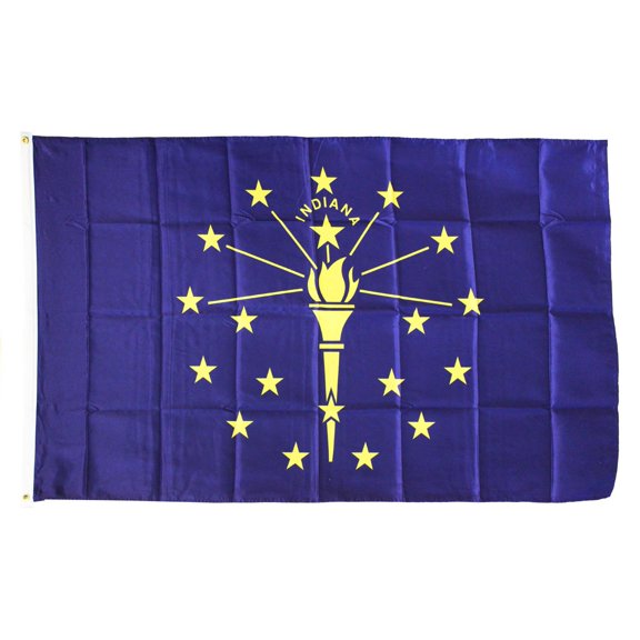 Indiana - 3'X5' Polyester Flag