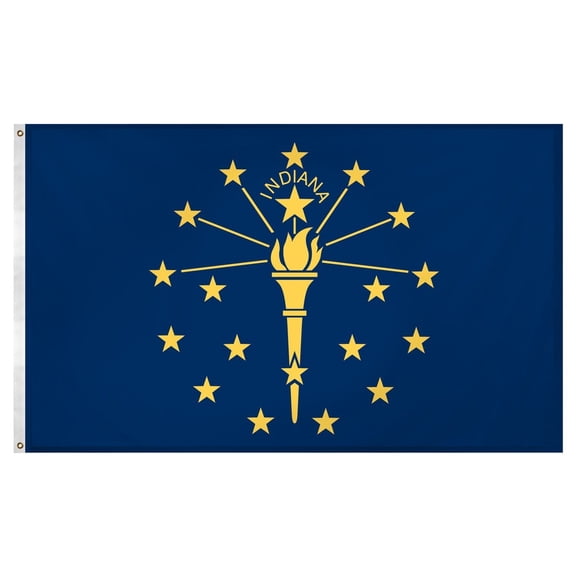 Indiana 3' x 5' Indoor Polyester Flag