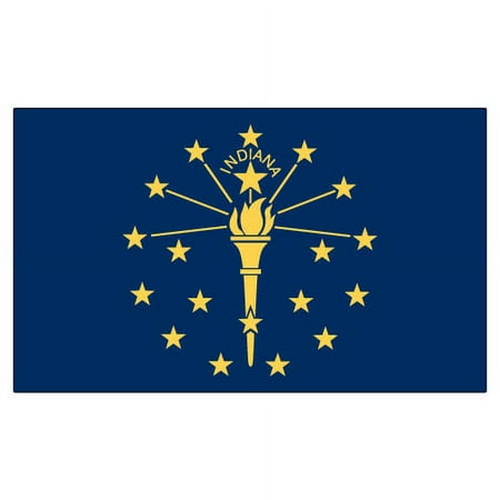 Indiana 3ft x 5ft Printed Polyester Flag