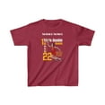 thumbnail image 1 of Indiana Caitlin Clark #22 1st ROY Cartoon Women Basketball Kids Cotton Tee, 1 of 2