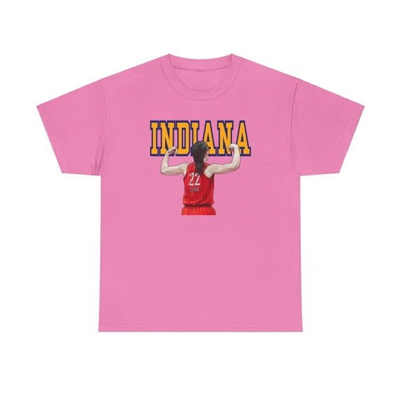Indiana Caitlin Clark #22 Cartoon Women Basketball Unisex Cotton Tee
