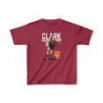 thumbnail image 1 of Indiana Caitlin Clark 22 Cartoon Women Basketball fans gift Kids Cotton Tee, 1 of 2
