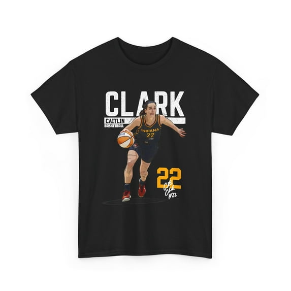 Indiana Caitlin Clark 22 Cartoon basketball fan gifts Unisex Cotton Tee