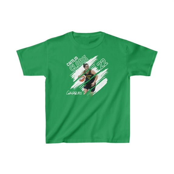 Indiana Caitlin Clark #22 Women basketball fan Gift Kids Cotton Tee