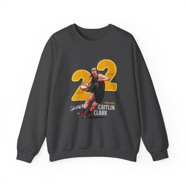 Indiana Caitlin Clark #22 basketball Unisex Heavy Crewneck Sweatshirt-KTLCC042-Dark Heather-S