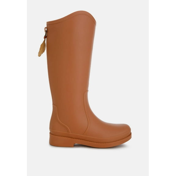 Indiana Charm Detail Calf Boots