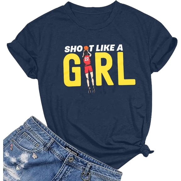 Indiana Clark 22 Shoot Like a Girl Fan Gift Softstyle Youth Adult Unisex T-Shirt