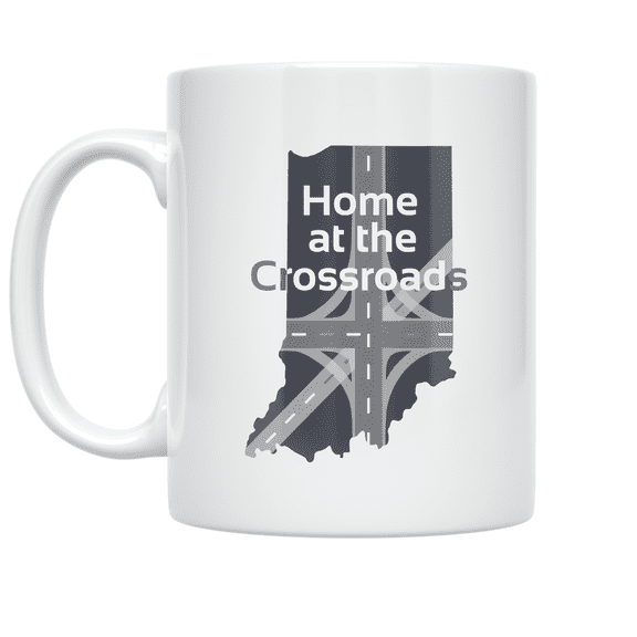 Indiana Crossroads Pride - Indiana Enthusiast - 11 oz Ceramic Coffee Mug