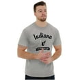 thumbnail image 1 of Indiana Cute Winged Wheel Souvenir Men's Graphic T Shirt Tees Brisco Brands L, 1 of 4
