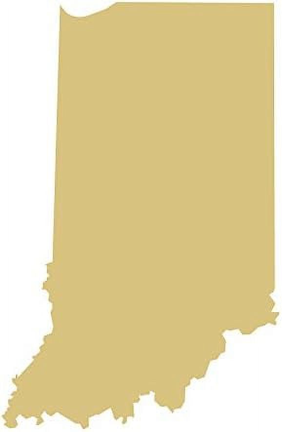 Indiana Cutout Unfinished Wood Hoosiers Home Decor Everyday Door Hanger MDF Shape Canvas 1 (6