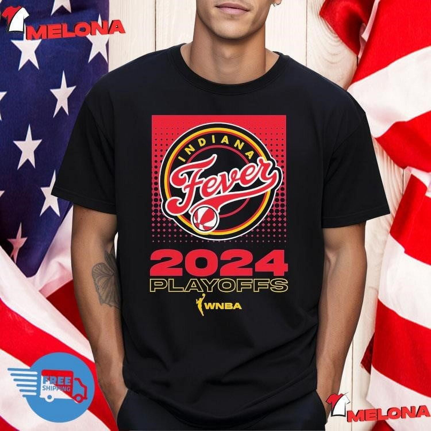 Indiana Fever 2024 Wnba Playoffs Tshirt