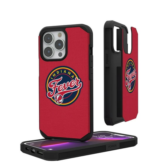 Indiana Fever Solid Design iPhone Rugged Case