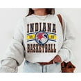 thumbnail image 1 of Indiana Fever Vintage Basketball Crewneck Sweatshirt,Ash color,size L, 1 of 5