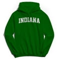 thumbnail image 1 of Indiana Graphic Irish Green Men's Cotton Pullover Hoodie, 1 of 1