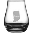 thumbnail image 1 of Indiana Home States Etched 4.1oz Spey Dram Whisky Glass, 1 of 1