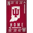 thumbnail image 1 of Indiana Hoosiers 11" x 19" Coordinate Sign, 1 of 1