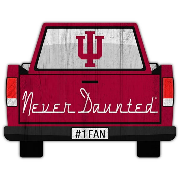 Indiana Hoosiers 12'' x 12'' Truck Back D-cor