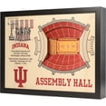 thumbnail image 1 of Indiana Hoosiers 25.5" x 19.5" Assembly Hall Stadium Views Wall Art, 1 of 7