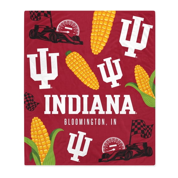 Indiana Hoosiers 60'' x 70'' Hometown Logo Fleece Blanket