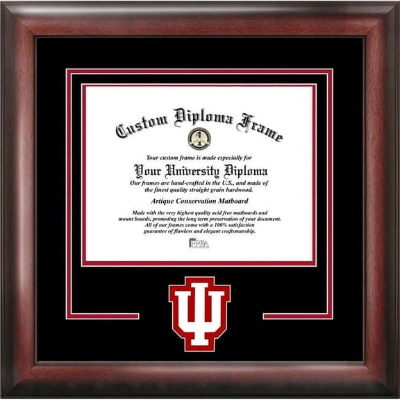 University Frames Indiana University Hoosiers 11w x 8.5h Spirit Diploma Frame
