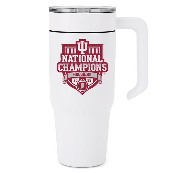 Indiana Hoosiers College Football Playoff 2025 National Champions 36oz. Combo Tumbler