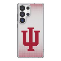 Indiana Hoosiers Linen Logo Galaxy Clear Case