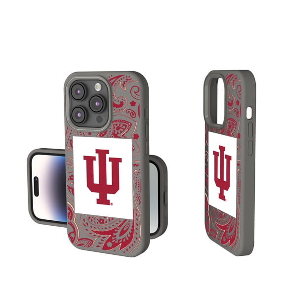 Indiana Hoosiers Paisley iPhone Soft Touch Case