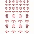 thumbnail image 1 of Indiana Hoosiers Small Sticker Sheet - 2 Sheets, 1 of 1