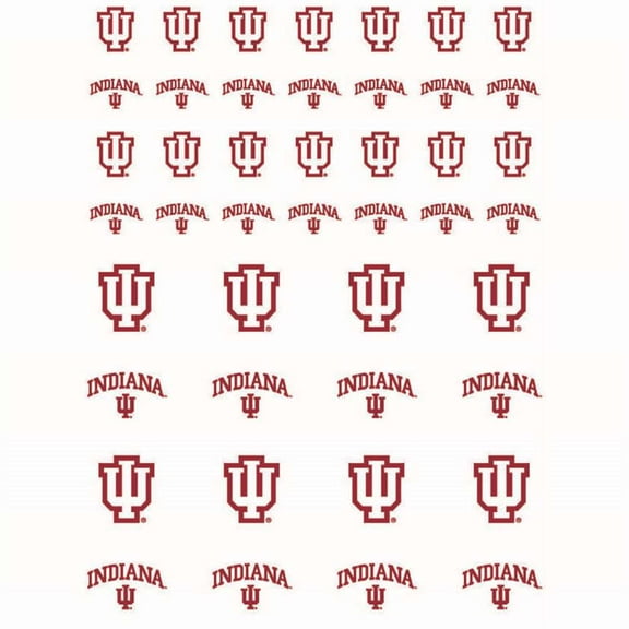 Indiana Hoosiers Small Sticker Sheet - 2 Sheets