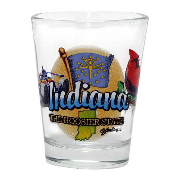 Indiana Hoosr ST Elemnts Shot glass