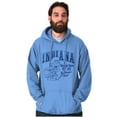 thumbnail image 1 of Indiana IA Basketball Sports Smurfs Unisex Plus Size Hoodie Brisco Brands 2X, 1 of 6