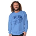 thumbnail image 1 of Indiana IA Basketball Sports Smurfs Sweatshirt for Men or Women Brisco Brands M, 1 of 6