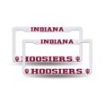 thumbnail image 1 of Indiana IU Hoosiers Raised Letter Plastic License Plate Frame - Set of Two Frames, 1 of 7