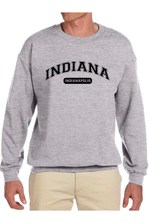 Indiana, Indianapolis Men Sweatshirt, Male Medium