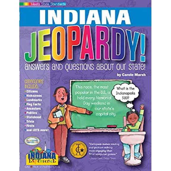 Pre-Owned Indiana Jeopardy! : Answers and Questions about Our State! 9780793397969