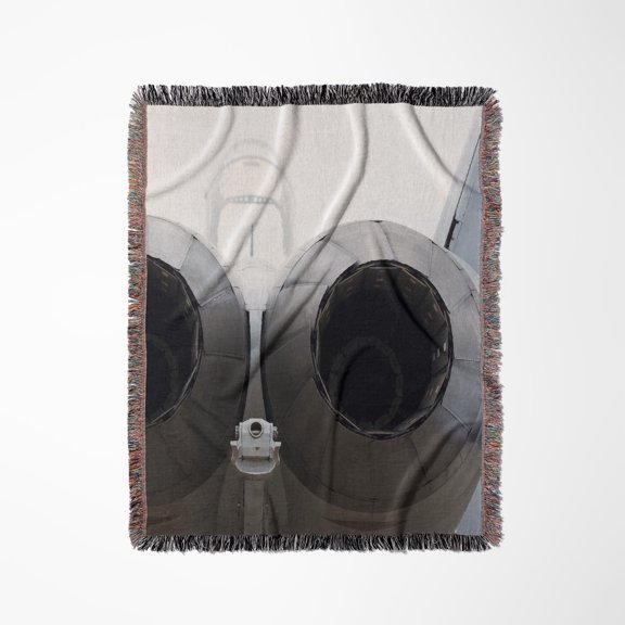 Indiana, Jet Fighters Engine, Aviation - Us15 Bja0087 - Jaynes Gallery, Woven Blanket