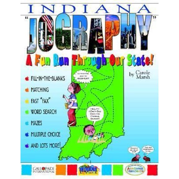 Pre-Owned Indiana "Jography" : A Fun Run Through Our State! 9780793398256