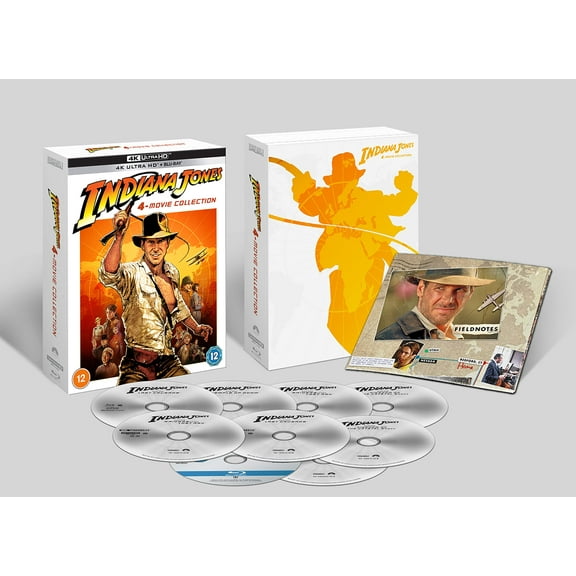 Indiana Jones: 4-movie Collection (4K Ultra HD) Patrick Durkin Don Fellows Bill Reimbold