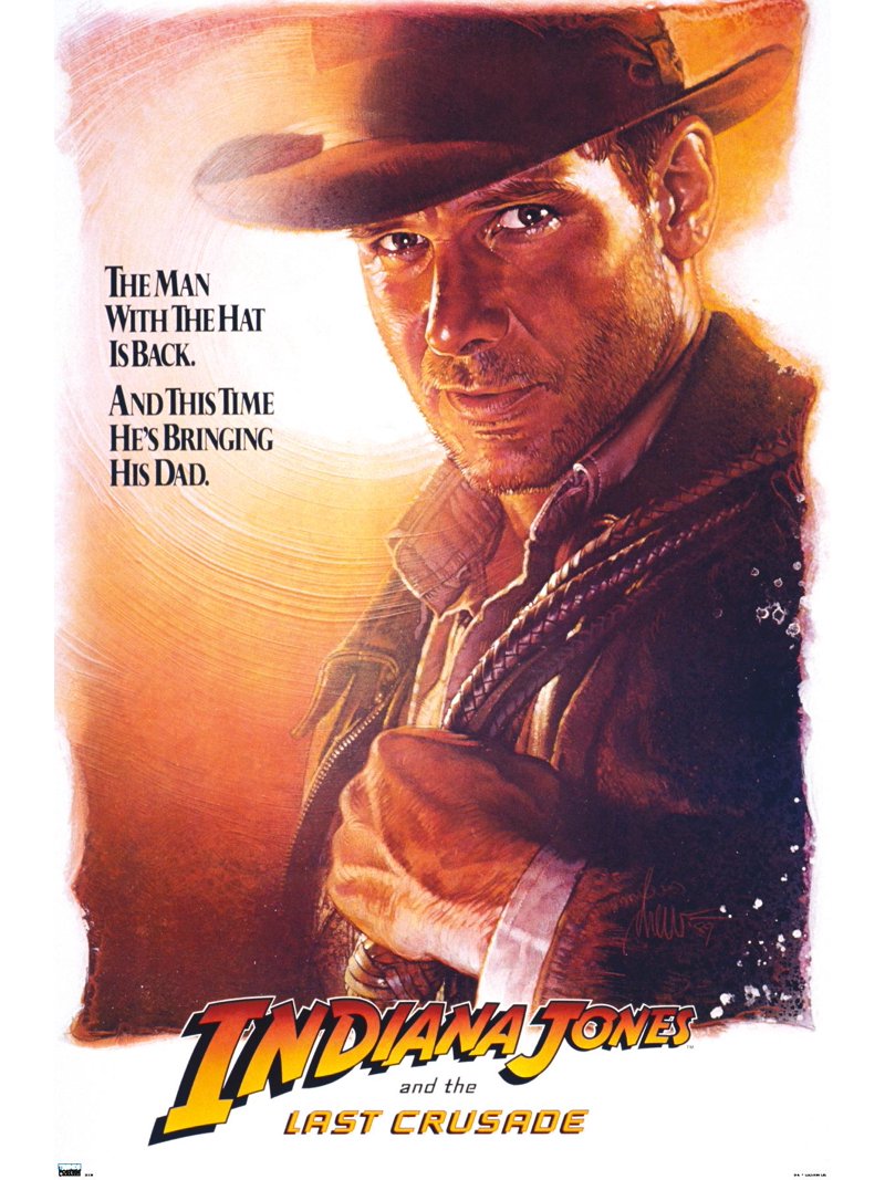Indiana Jones The Last Crusade ポスター Indiana Jones And The Last Crusade - One Sheet Wall Poster, 14.725