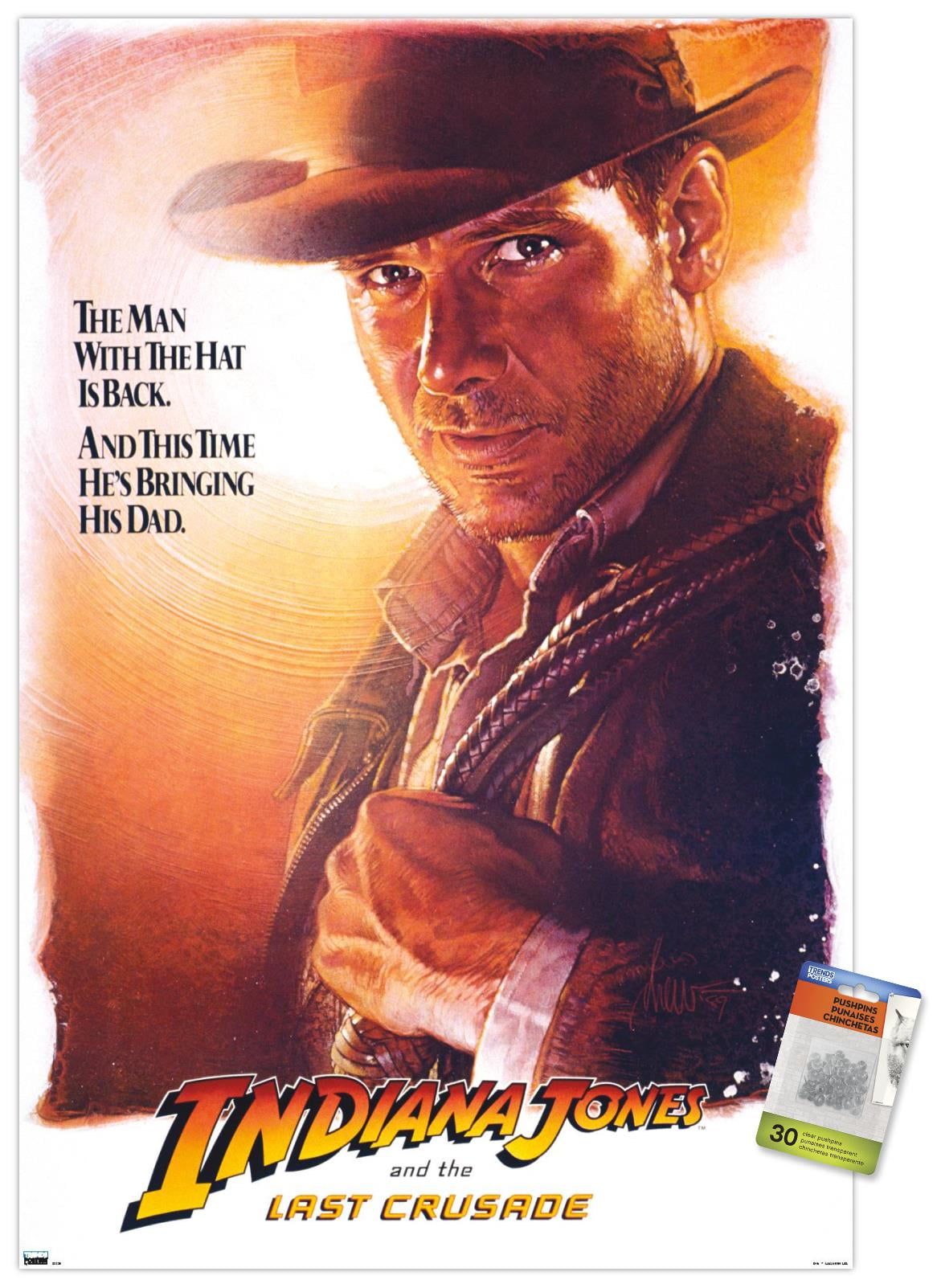 Indiana Jones And The Last Crusade - One Sheet Wall Poster with