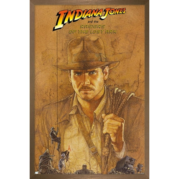 Indiana Jones And The Raiders Of The Lost Ark - One Sheet Wall Poster, 22.375" x 34" Framed